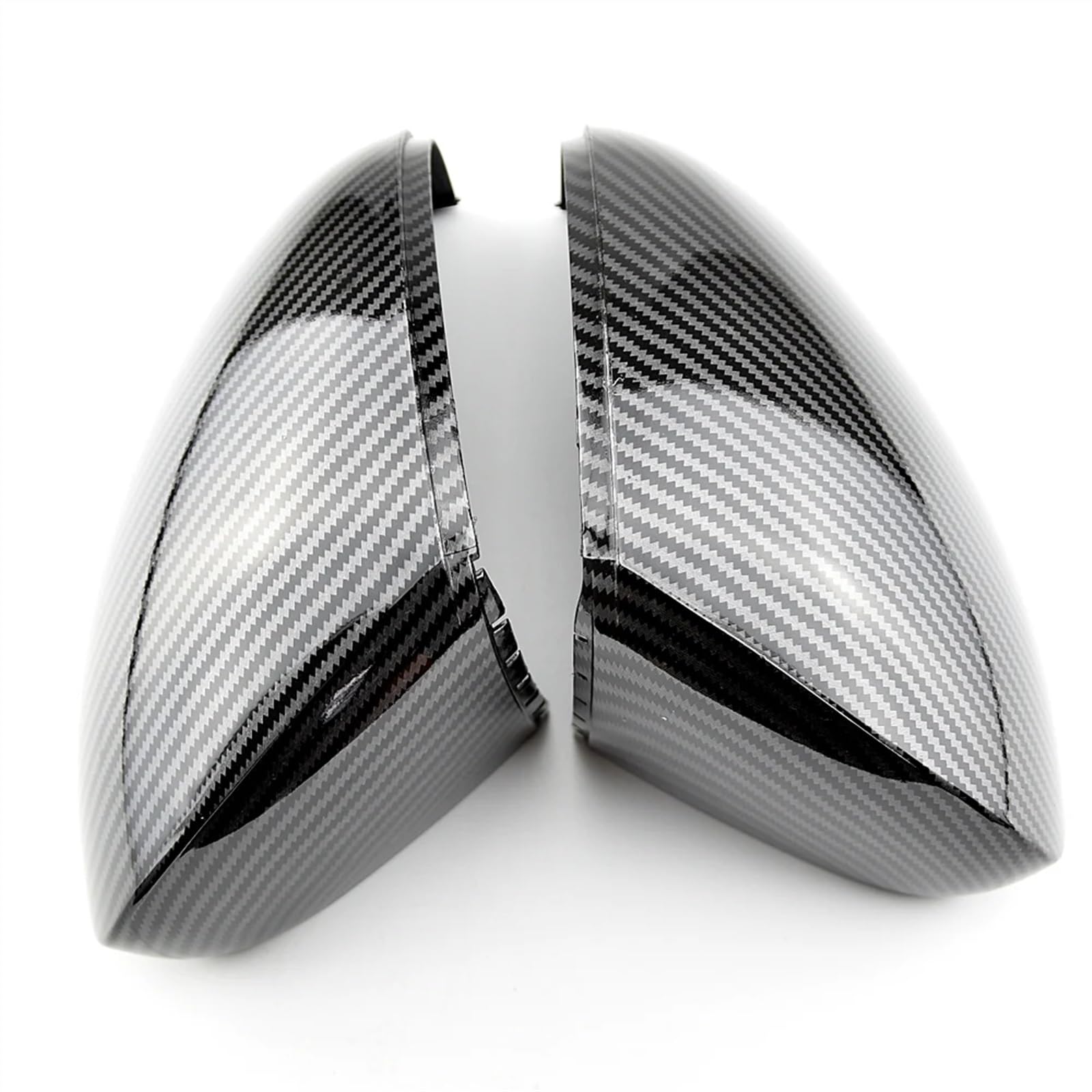 GLILAR Auto Spiegelabdeckungen Kompatibel Mit Seat Für Alhambra 2011–2020. Rückspiegel-Abdeckkappe, Auto-Rückspiegelgehäuse Für Außenspiegelschalenverkleidung, Schutzkappe(Carbon Fiber) von GLILAR
