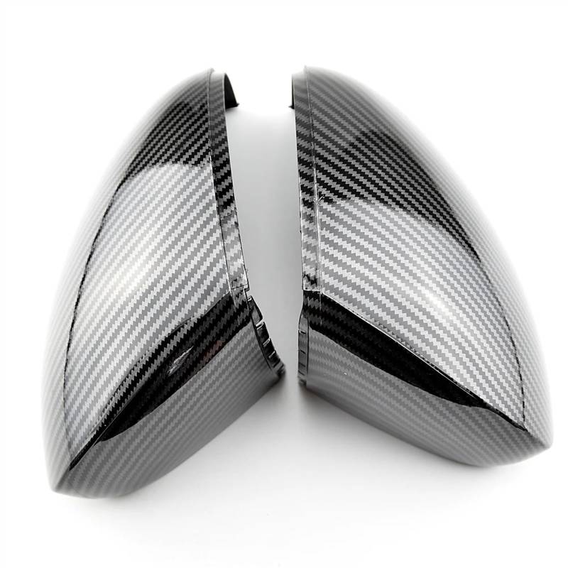 GLILAR Auto Spiegelabdeckungen Kompatibel Mit Seat Für Alhambra 2011–2020. Rückspiegel-Abdeckkappe, Auto-Rückspiegelgehäuse Für Außenspiegelschalenverkleidung, Schutzkappe(Carbon Fiber) von GLILAR