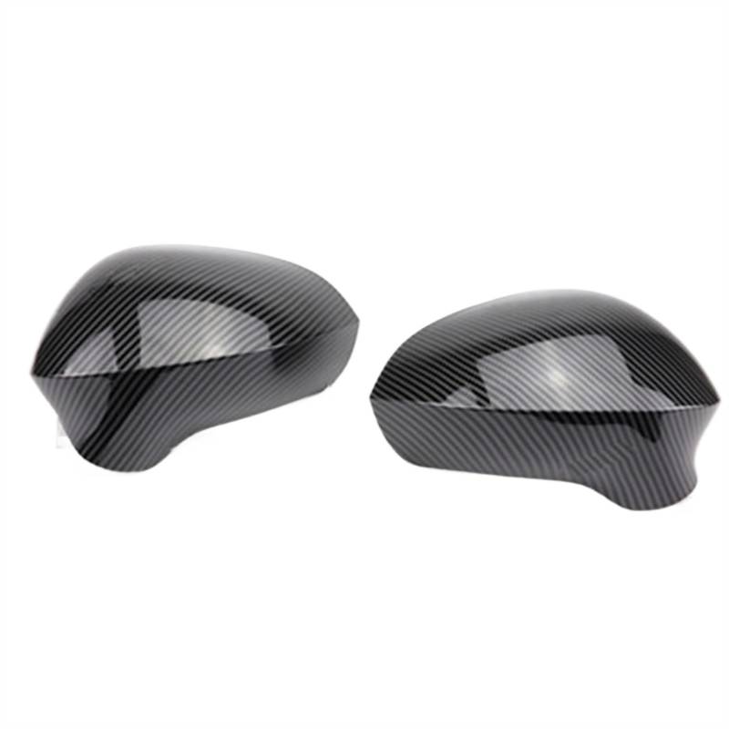 GLILAR Auto Spiegelabdeckungen Kompatibel Mit Seat Für Ibiza 6J 2008 2009 2010 2011 2012 2013 Rückspiegelabdeckung Außenspiegel Rückspiegelabdeckung Gehäuse 6J0857538B(Carbon Fiber Look) von GLILAR
