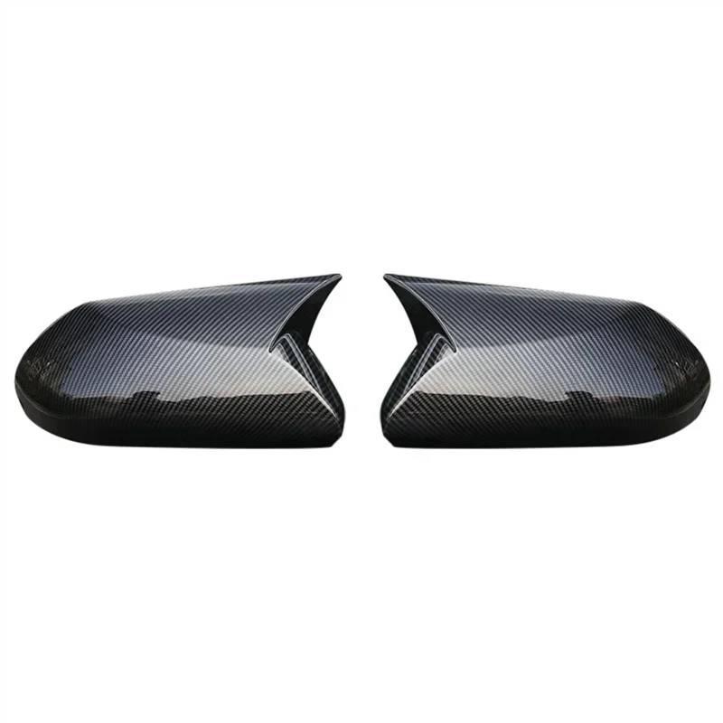 GLILAR Auto Spiegelabdeckungen Kompatibel Mit Toyota Für C-hr 2016 2017 2018 2019 2020 Türseitenspiegelkappe Ersatz Außentür Rückspiegel Schutzkappen(Carbon Fiber Pattern) von GLILAR