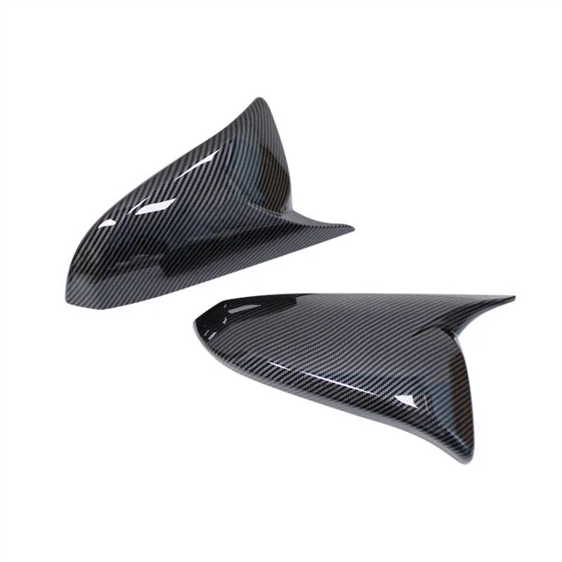GLILAR Auto Spiegelabdeckungen Kompatibel Mit Toyota Für Rav4 2013 2014 2015 2016 2017 2018 2019. Auto-Rückspiegelgehäuse, Spiegelschale, Verkleidung, Spiegelkappenabdeckung(Carbon Fiber Pattern) von GLILAR