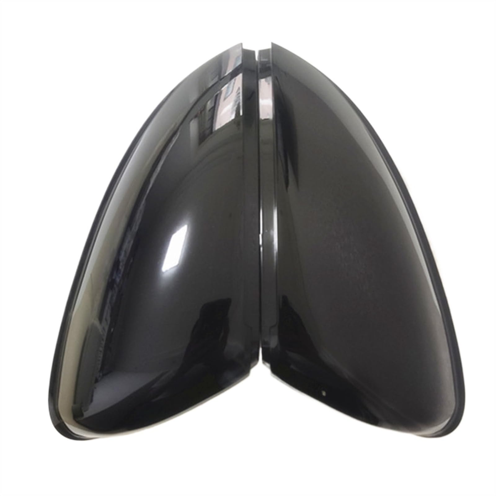 GLILAR Auto Spiegelabdeckungen Kompatibel Mit VW Für Lamando Für Bora Für Passat 2019 2020 Auto-Rückspiegelgehäuse Flügelspiegelschale Rückspiegelabdeckung 19G857538(Black) von GLILAR