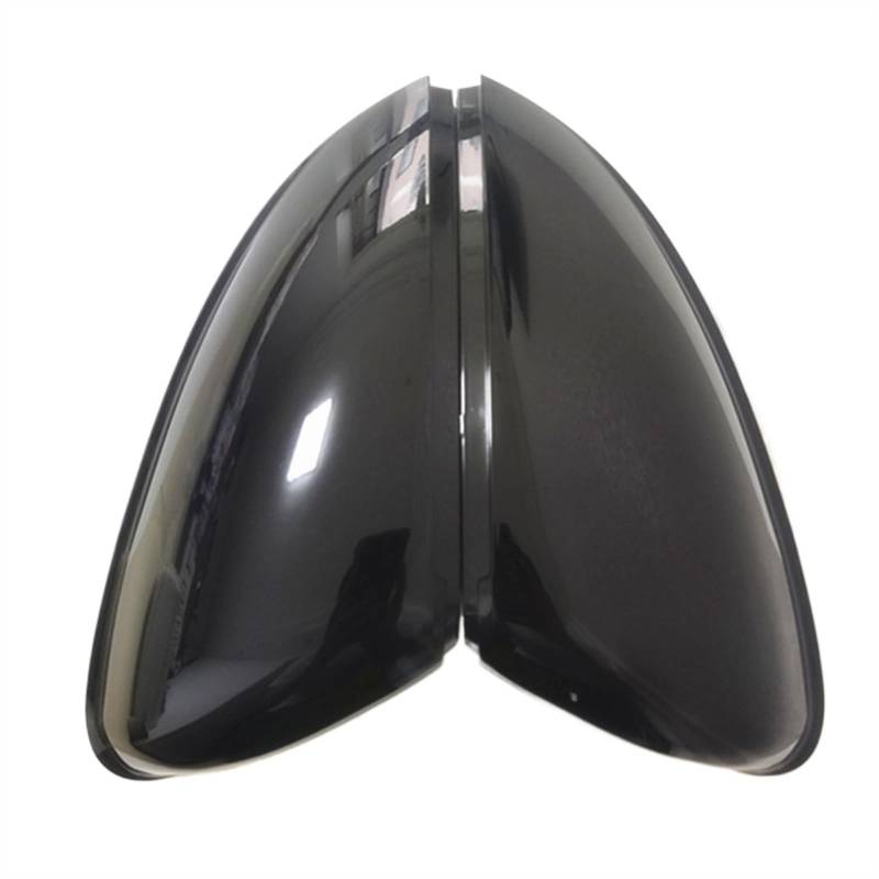 GLILAR Auto Spiegelabdeckungen Kompatibel Mit VW Für Lamando Für Bora Für Passat 2019 2020 Auto-Rückspiegelgehäuse Flügelspiegelschale Rückspiegelabdeckung 19G857538(Black) von GLILAR