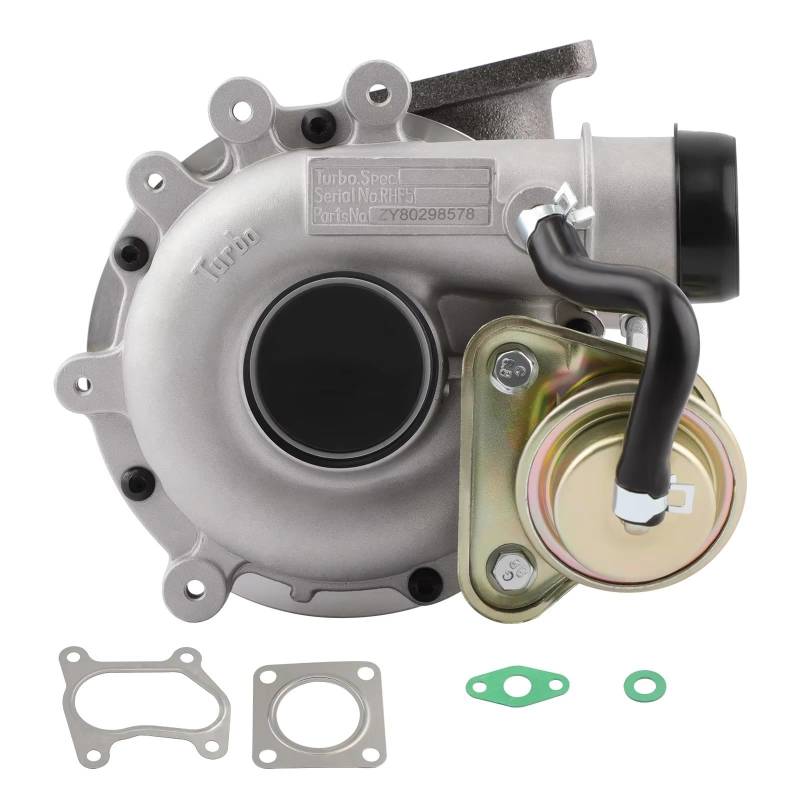 GLILAR Autoteile Kompatibel Mit Ford Für Ranger 2.5LD HS 1999-2006 Für Double Cab 2.5LD WLT 2004 J97A 1999-2003 Turbolader RHF5 VB430013 VC430090 VJ26,VJ33 von GLILAR