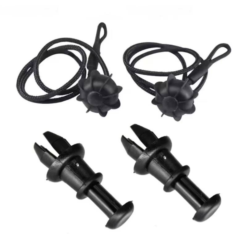 GLILAR Halteband Hutablage Kompatibel Mit VW Für Golf Mk6 Für Tiguan Für Polo Kofferraum Hutablage Gurt String Clips Boot Tray String Hanger Pivot Hook Zubehör(1 Set) von GLILAR