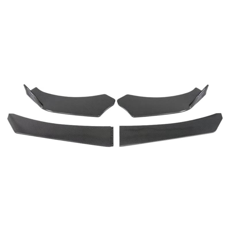 GLILAR Heckflügel Kompatibel Mit 4/5-teiliges Auto-Frontstoßstangen-Lippenkörper-Set Spoiler-Splitter Kohlefaser-Stoßstangen-Canard-Lippensplitter(Type 3) von GLILAR