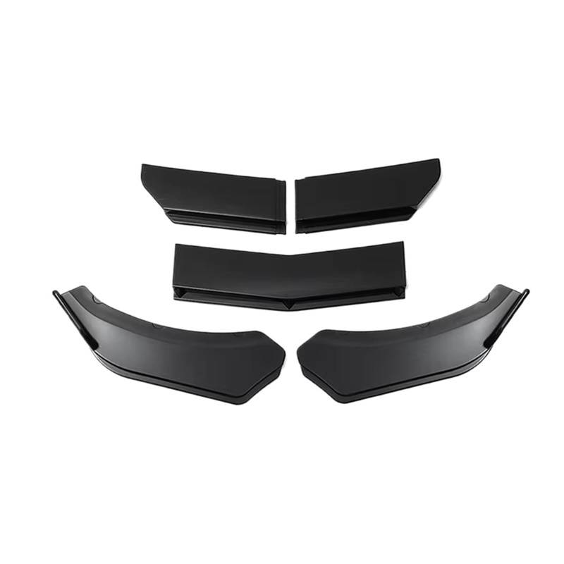 GLILAR Heckflügel Kompatibel Mit 4/5-teiliges Auto-Frontstoßstangen-Lippenkörper-Set Spoiler-Splitter Kohlefaser-Stoßstangen-Canard-Lippensplitter(Type 5) von GLILAR