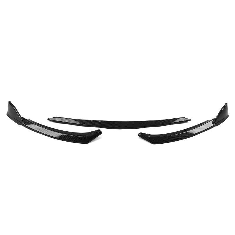GLILAR Heckflügel Kompatibel Mit Toyota Für GR86 2022 2023 Frontstoßstangen-Spoilerlippe Karbonfaser-Look/Glanzschwarz Auto-Unterteiler-Schutz Styling-Dekoration(Carbon Fiber Look) von GLILAR
