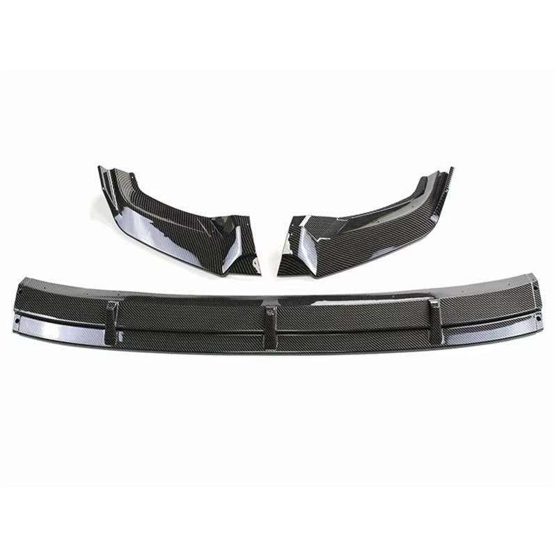 GLILAR Heckflügel Kompatibel Mit Vw Für Tiguan 2017 2018 2019 2020 Auto-Frontstoßstange Lippensplitter Diffusor Bodykits Spoiler Stoßstangenschutz Schutz Zubehör(Carbon Look) von GLILAR