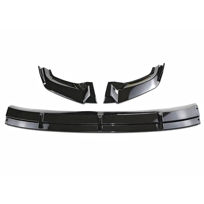 GLILAR Heckflügel Kompatibel Mit Vw Für Tiguan 2017 2018 2019 2020 Auto-Frontstoßstange Lippensplitter Diffusor Bodykits Spoiler Stoßstangenschutz Schutz Zubehör(Gloss Black) von GLILAR