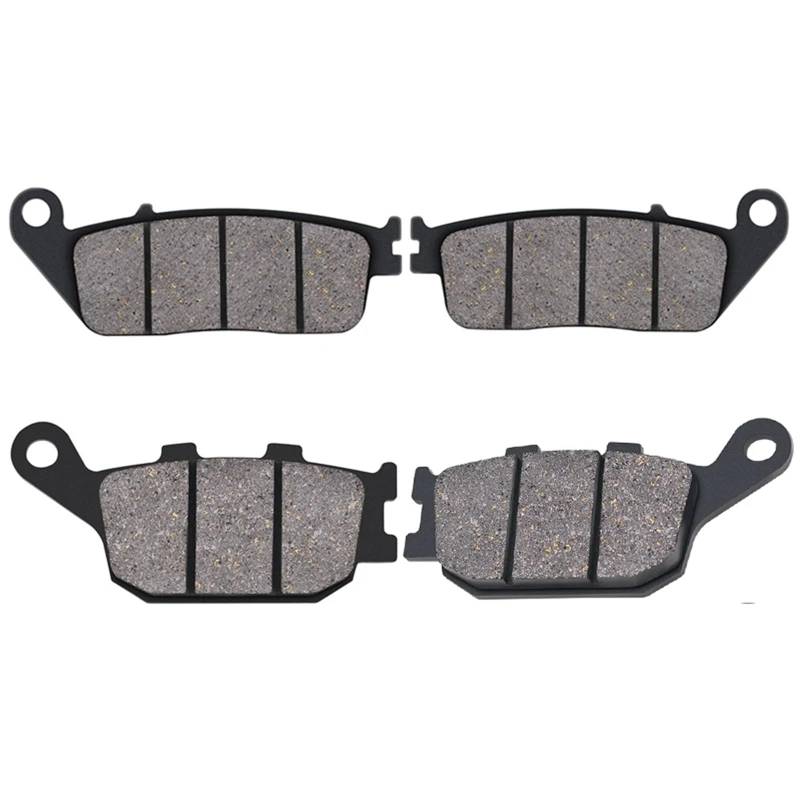 GLILAR Kompatibel Mit CBF 600 N4 S4 N5 N6 2004 2005 2006 Motorrad-Bremsbeläge Teile Motorrad-Bremsbeläge Vorne Und Hinten Motorrad-Zubehör Bremsbeläge(Front and Rear) von GLILAR