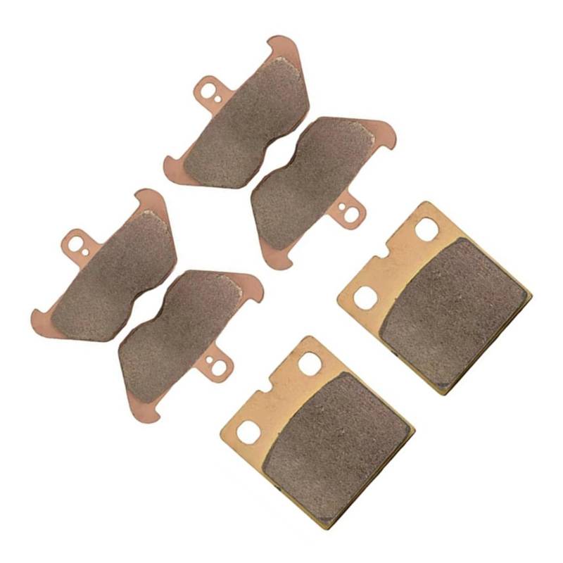 GLILAR Kompatibel Mit Für KL1100LT 1989–1999 Vorne Und Hinten Motorrad-Bremsbeläge Teile Motorrad-Bremsbelagsatz Gesintertes Zubehör Auf Kupferbasis Bremsbeläge von GLILAR
