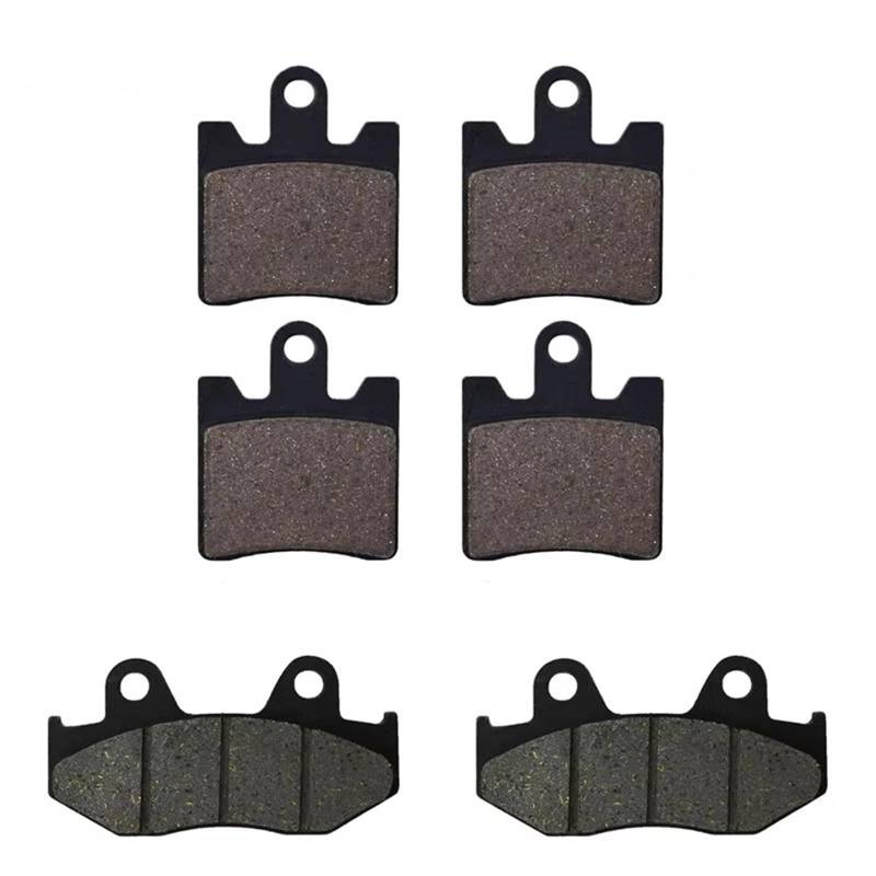 GLILAR Kompatibel Mit Suzuki Für AN400Z Für Skywave 400 2001 2002 2003 2004 2005 2006 Motorrad Vorne Und Hinten Bremsbeläge Scheiben Kit Zubehör Bremsbeläge(Front and Rear) von GLILAR