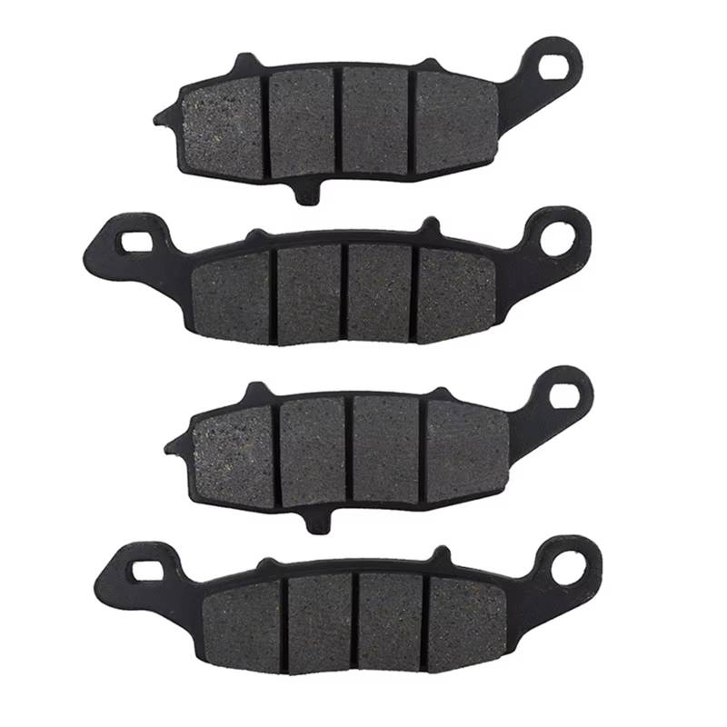 GLILAR Kompatibel Mit Suzuki Für XF650 Für V W X Y Für Freewind 1997 1998 1999 2000 2001 2002 2003 Motorradteile Vorne Hinten Bremsbeläge Kit Bremsbeläge(2 Pairs Front Pads) von GLILAR