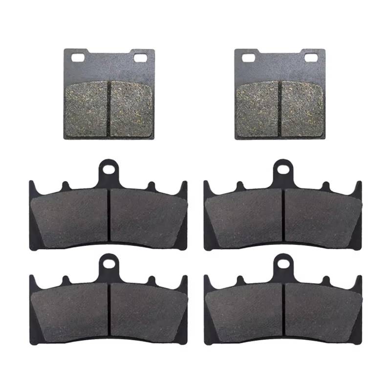 GLILAR Kompatibel Mit ZRX1200S Für ZR1200 Für B1 B2 B3 2001 2002 2003 2004 2005 2006 2007 Motorrad Vorder- Und Hinterradbremsscheiben-Pad-Kit Bremsbeläge(Front and Rear) von GLILAR