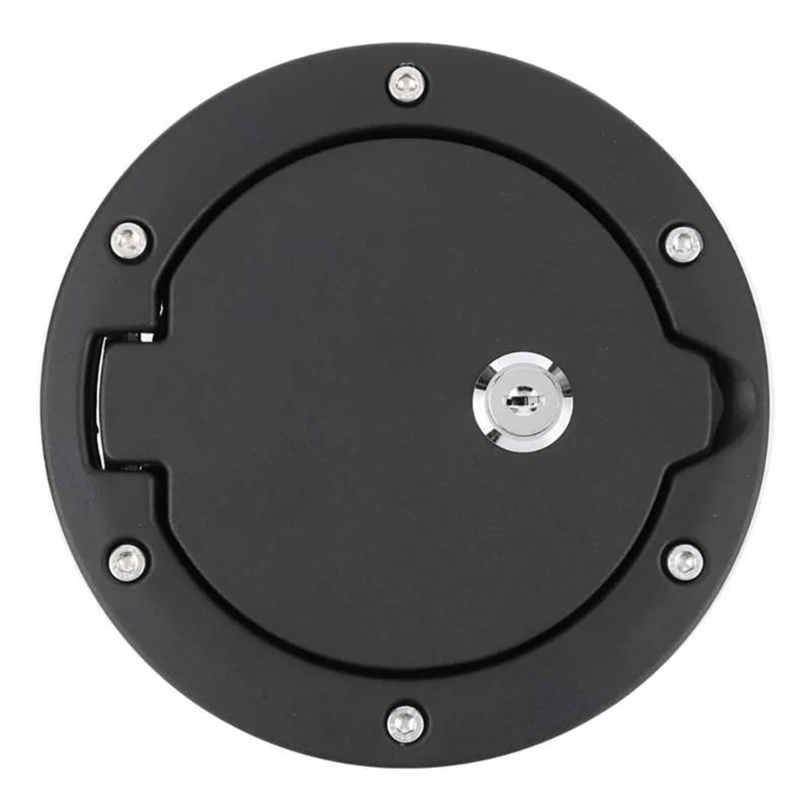 GLILAR Tankdeckelleitung Kompatibel Mit Jeep Für Wrangler Jk 2007–2018, 1 Stück Auto-Öl-Tankdeckel-Abdeckung Mit Schloss, Auto-Tankdeckel RT-TCZ201801415(Without Lock) von GLILAR