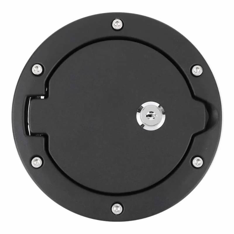 GLILAR Tankdeckelleitung Kompatibel Mit Jeep Für Wrangler Jk 2007–2018, 1 Stück Auto-Öl-Tankdeckel-Abdeckung Mit Schloss, Auto-Tankdeckel RT-TCZ201801415(Without Lock) von GLILAR