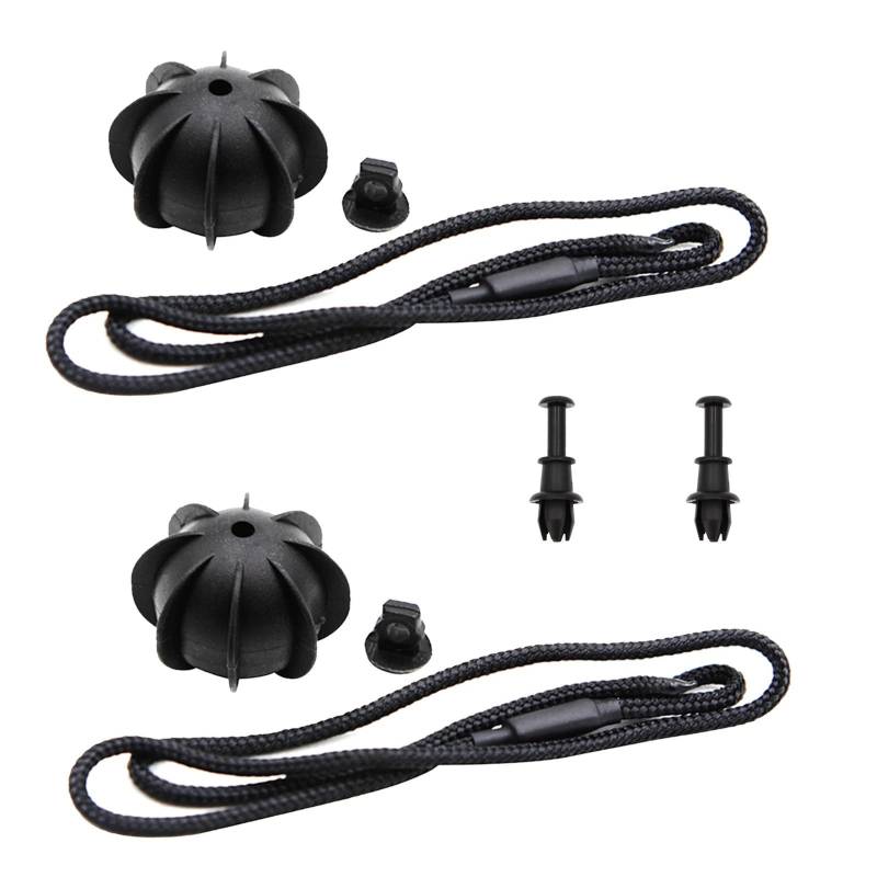 Halteband Hutablage Kompatibel Mit VW Für GTI 2006 2007 2008 2009–2019, Gepäckraumablage-String, Heckablagen-String, Kofferraum-Hängegurt, Haltegurt(2pcs with Clips) von GLILAR
