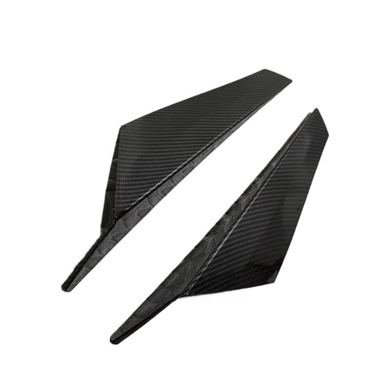 Heckflügel Kompatibel Mit Vw Für Golf MK8 Für GTI Für GTD 2020 2021 2022 2023 Auto-Heckscheibenseite Für Flügel-Trunk-Spoiler-Canards-Splitter(Carbon Look) von GLILAR