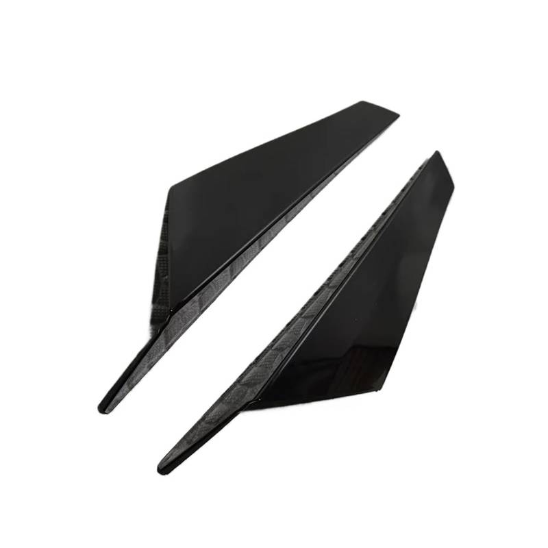 Heckflügel Kompatibel Mit Vw Für Golf MK8 Für GTI Für GTD 2020 2021 2022 2023 Auto-Heckscheibenseite Für Flügel-Trunk-Spoiler-Canards-Splitter(Gloss Black) von GLILAR