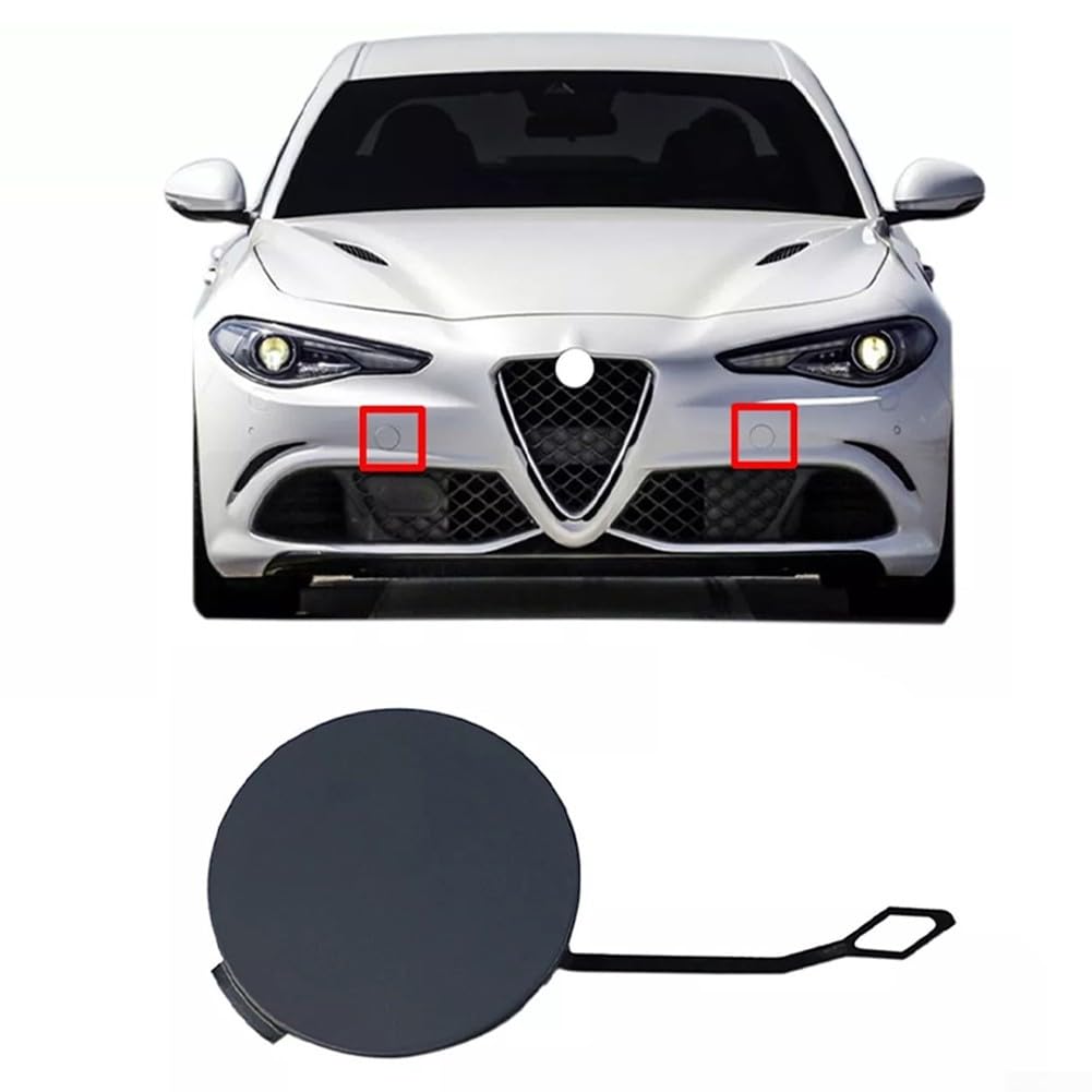 Linke vordere Stoßstange Abschlepphaken Kappe Anhänger Abdeckung für Romeo Giulia 2015-2017, OEM-Nummer 156107967 Linke vordere Stoßstange Abschlepphaken Kappe Anhänger Abdeckung für Romeo Giulia 2015-2017, OEM-Nummer 156107967 von GLOBALHUT