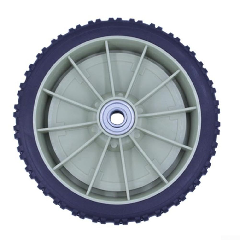 GLOBALHUT Rasenmäher-Rad mit Handschieber, Ersatzteile, für effizientes Universalrad, 19,5 cm Durchmesser, 5F9I53VF3T6M92553YB059 von GLOBALHUT