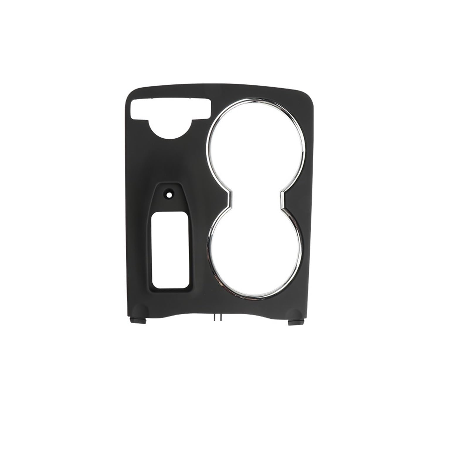 GLOFLY Echte Mittelkonsolen-Getränkehalter-Zierabdeckung, passend for Mercedes-Benz W204 C-Klasse X204 GLK-Klasse 20468002308 2046800307 Getränkehalter (Color : GLK-Class(Black)) von GLOFLY