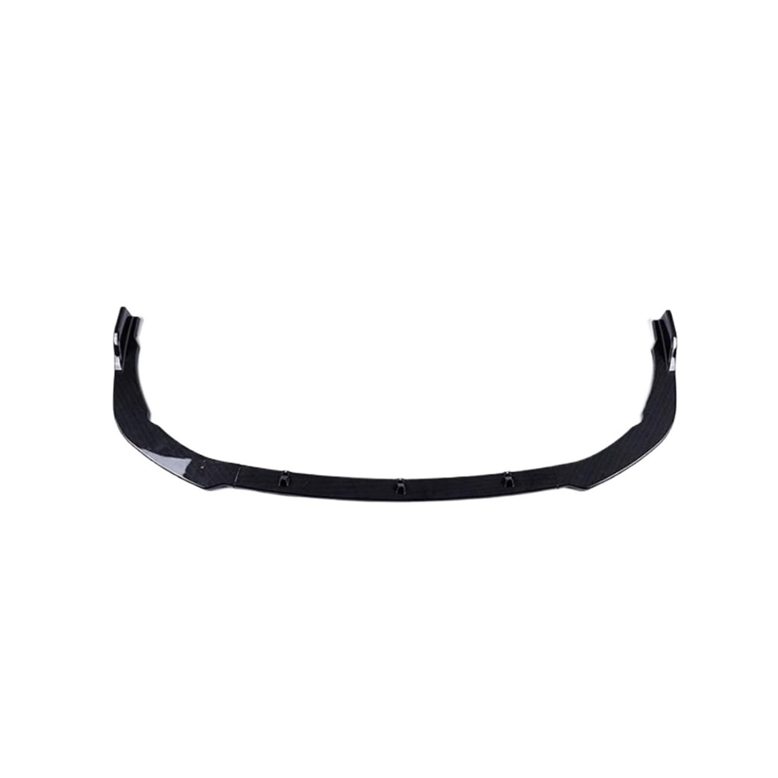 GLONHKDI 3 STÜCKE ABS Glanz Schwarz Oder Carbon Look Frontstoßstange Lip Splitter Spoiler Kompatibel for TOYOTA Camry 8th 2018-2021(D Bright black) von GLONHKDI