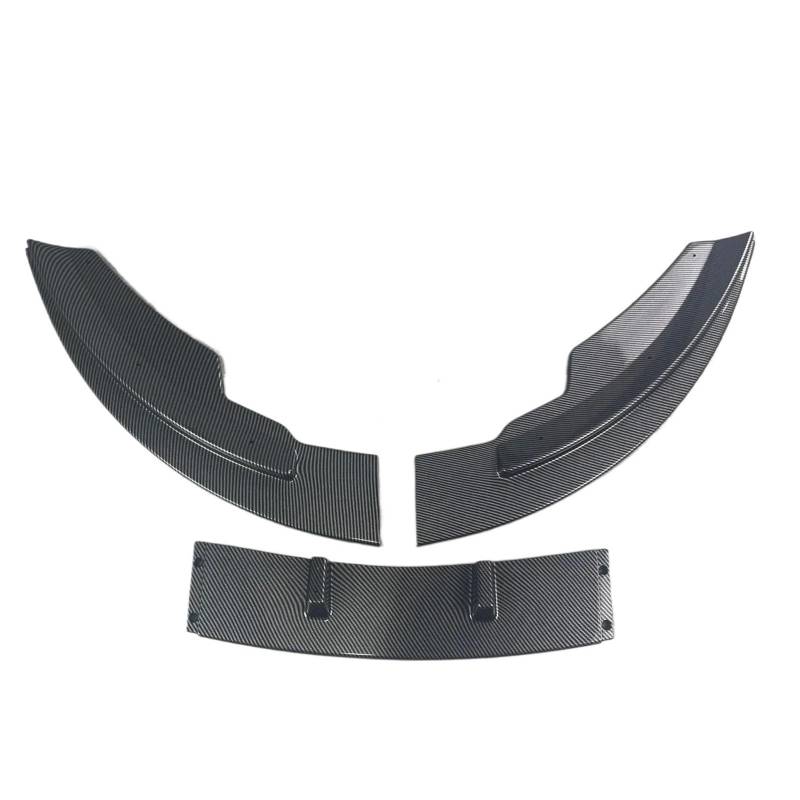GLONHKDI 3 STÜCKE Frontstoßstange Lip Splitter Diffusor Nebelscheinwerferverkleidung Kompatibel for Fiesta MK7 Standard 2008 2009 2010 2011 2012 Body Kits Tuning(Carbon Look) von GLONHKDI