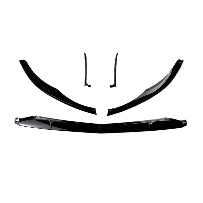 GLONHKDI Auto Front Stoßstange Lip Diffusor Spoiler Kompatibel for Mercedes-Benz C-klasse W205 C205 C63 AMG C63 & AMG S 2015-2022 ABS Body Kits Tuning(Gloss Black) von GLONHKDI