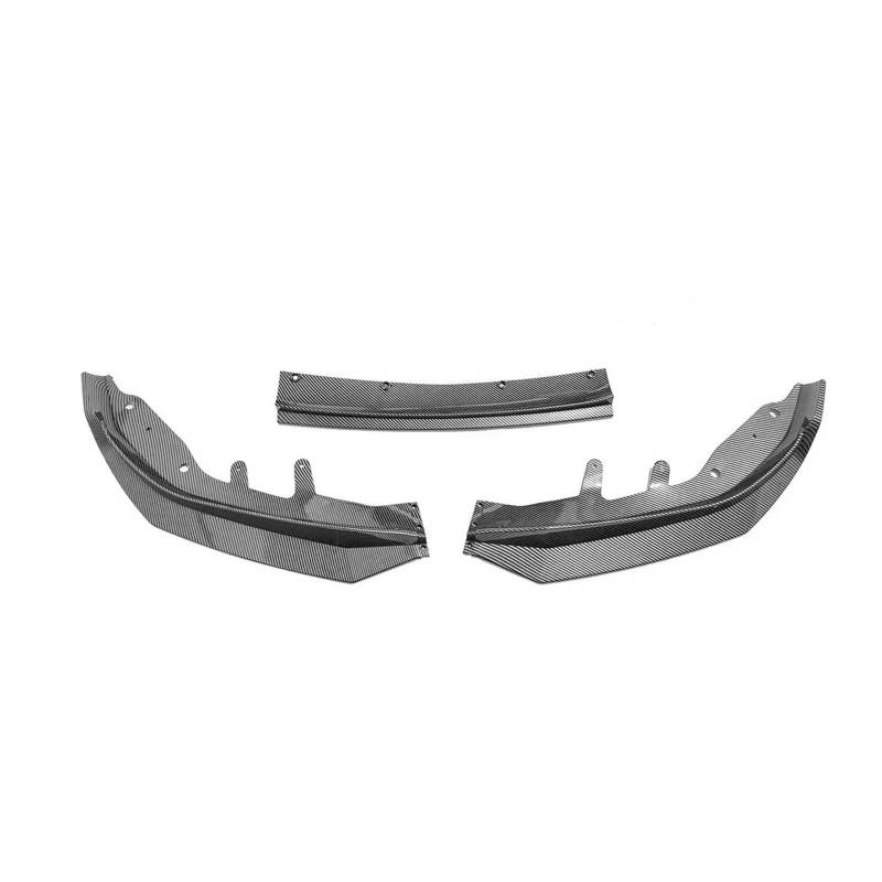 GLONHKDI Auto Front Stoßstange Splitter Lip Kompatibel for BMW 4 Serie G22 G23 M440i M440d 430d 430i 2020 + Diffusor Spoiler Stoßstange deflektor Abdeckung(Carbon Fiber Look) von GLONHKDI