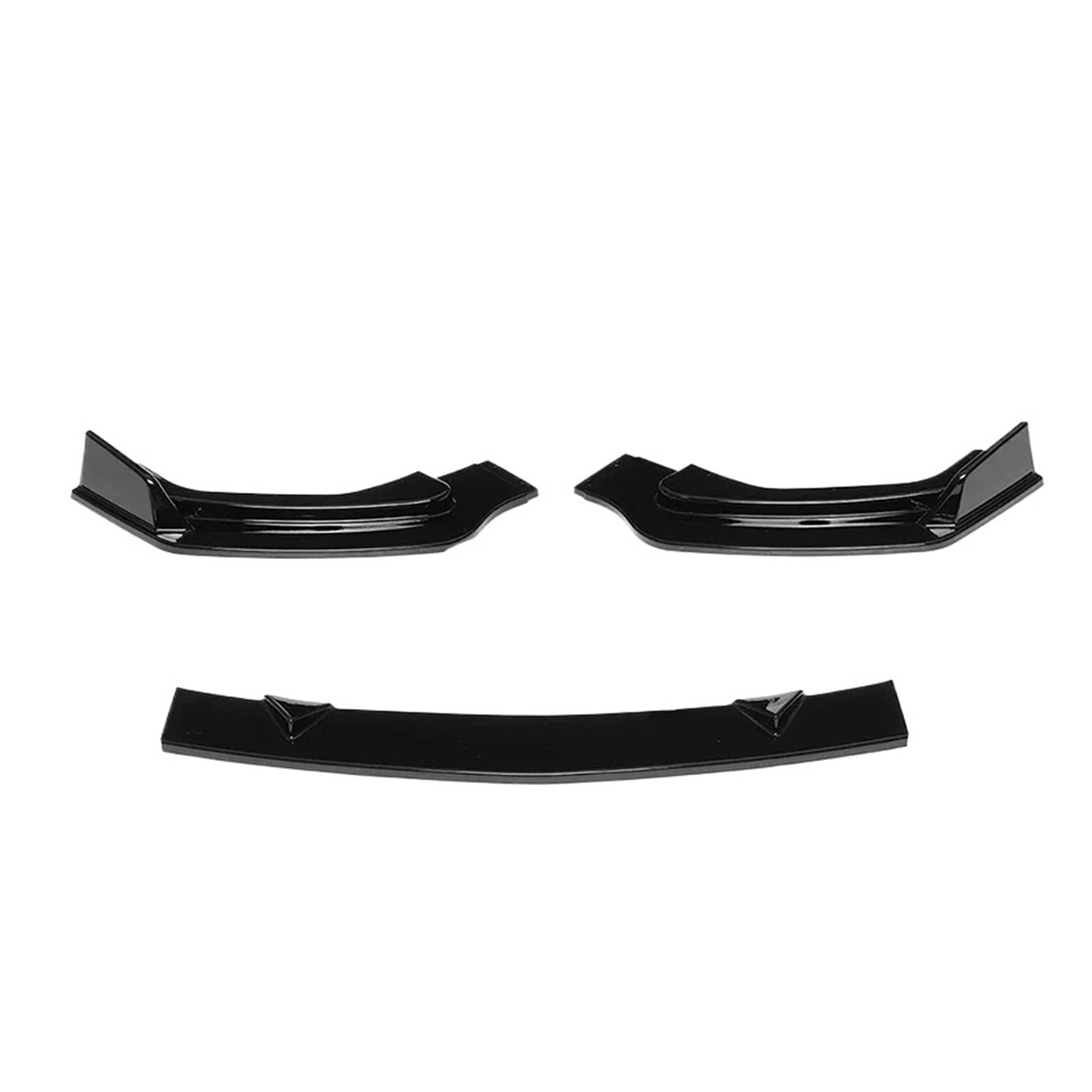 GLONHKDI Auto Frontstoßstange Lip Spoiler Diffusor Auto Body Kit Stoßstangenschutz Schutz Kompatibel for Infiniti Q50 2014-2021(18-21 Normal Black) von GLONHKDI