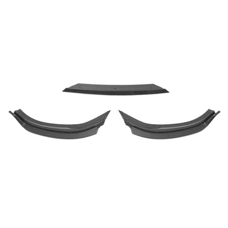 GLONHKDI Auto-Frontstoßstangenlippe, kompatibel mit VW Polo 2011–2019, schwarzer Splitter-Diffusor, Lippe, Body-Kit, Spoiler-Stoßstangen, nicht geeignet for GTI(2014-18 Carbon fiber) von GLONHKDI