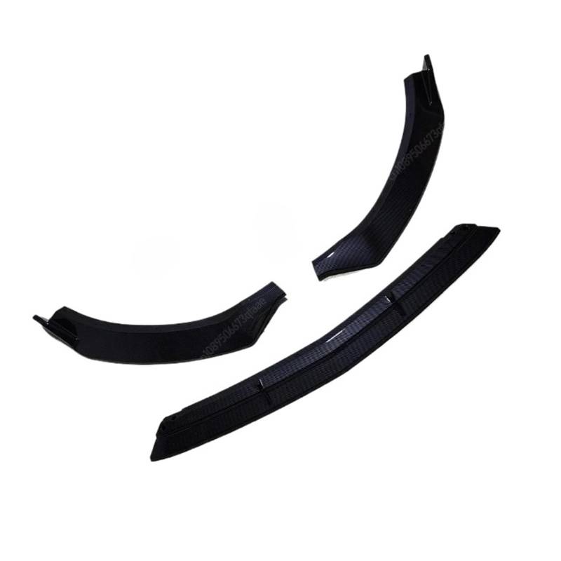 GLONHKDI Frontschürze Lip Diffusor Splitter Schwarz Kompatibel for Mercedes Benz CLA Klasse C118 W118 X118 CLA180 200 220 250 CLA35 CLA45 AMG 2019-2023(Carbon Look) von GLONHKDI