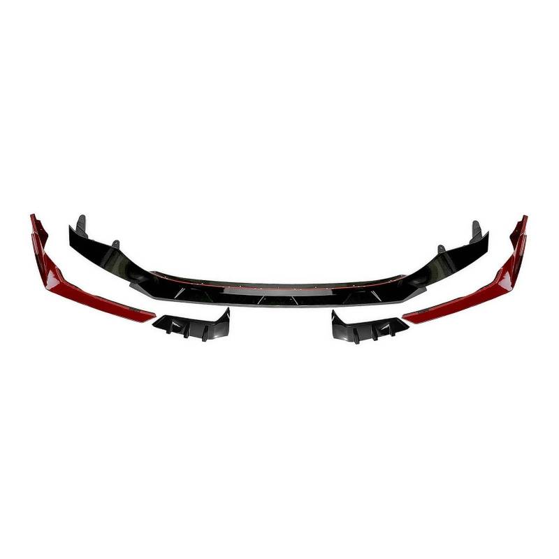 GLONHKDI Frontspoilerlippe Untere Schutzplatte Klinge Kompatibel for BMW G20 G21 G28 Gen 3 Serie 2019-2021(Red) von GLONHKDI