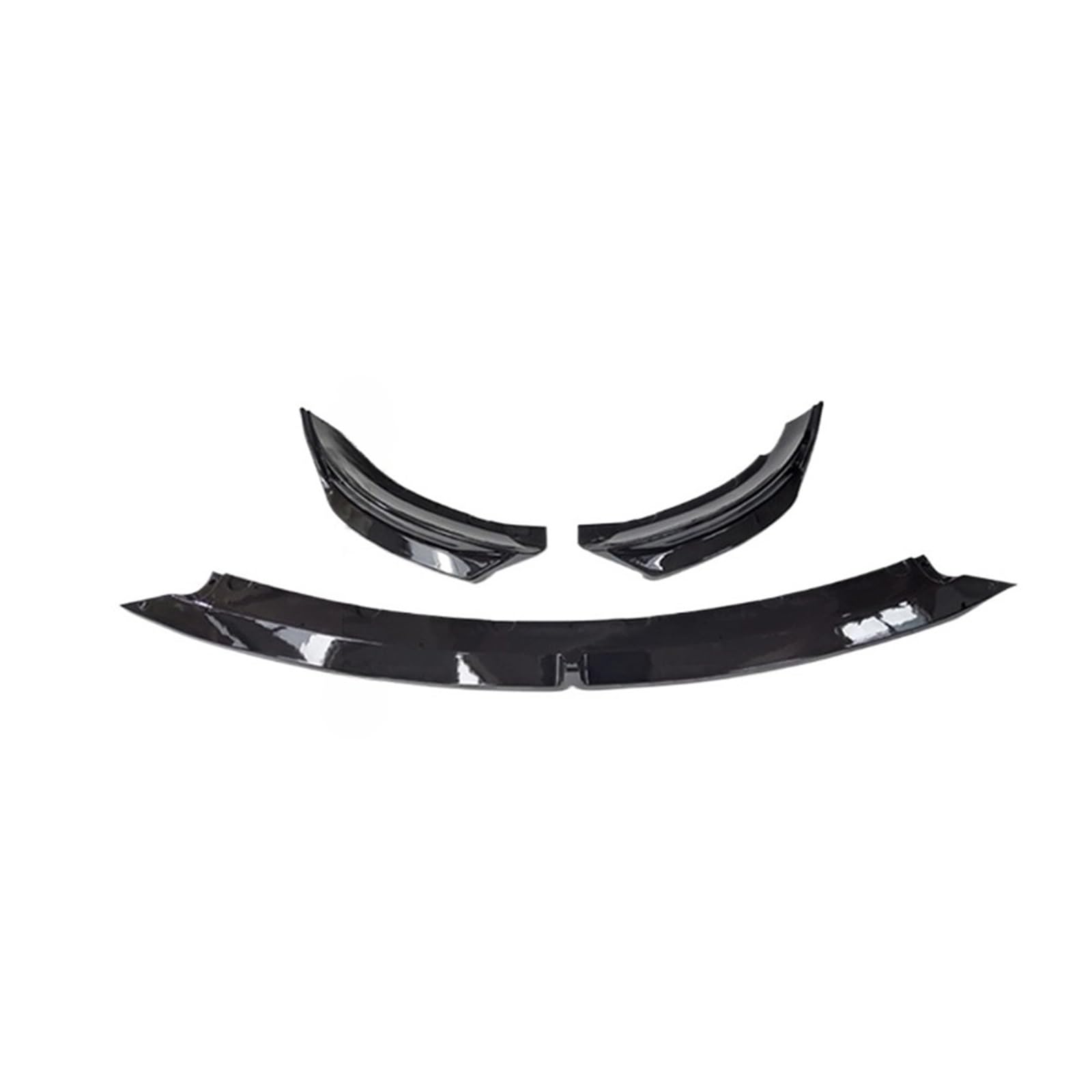 GLONHKDI Frontstoßstange Lippe Kinn Diffusor Body Kit Spoiler Deflektor Tuning Zubehör Kompatibel for Tesla Modell 3 Y 2017+ 2019 2020 2021 2022 2023(Model 3 Glossy Black) von GLONHKDI