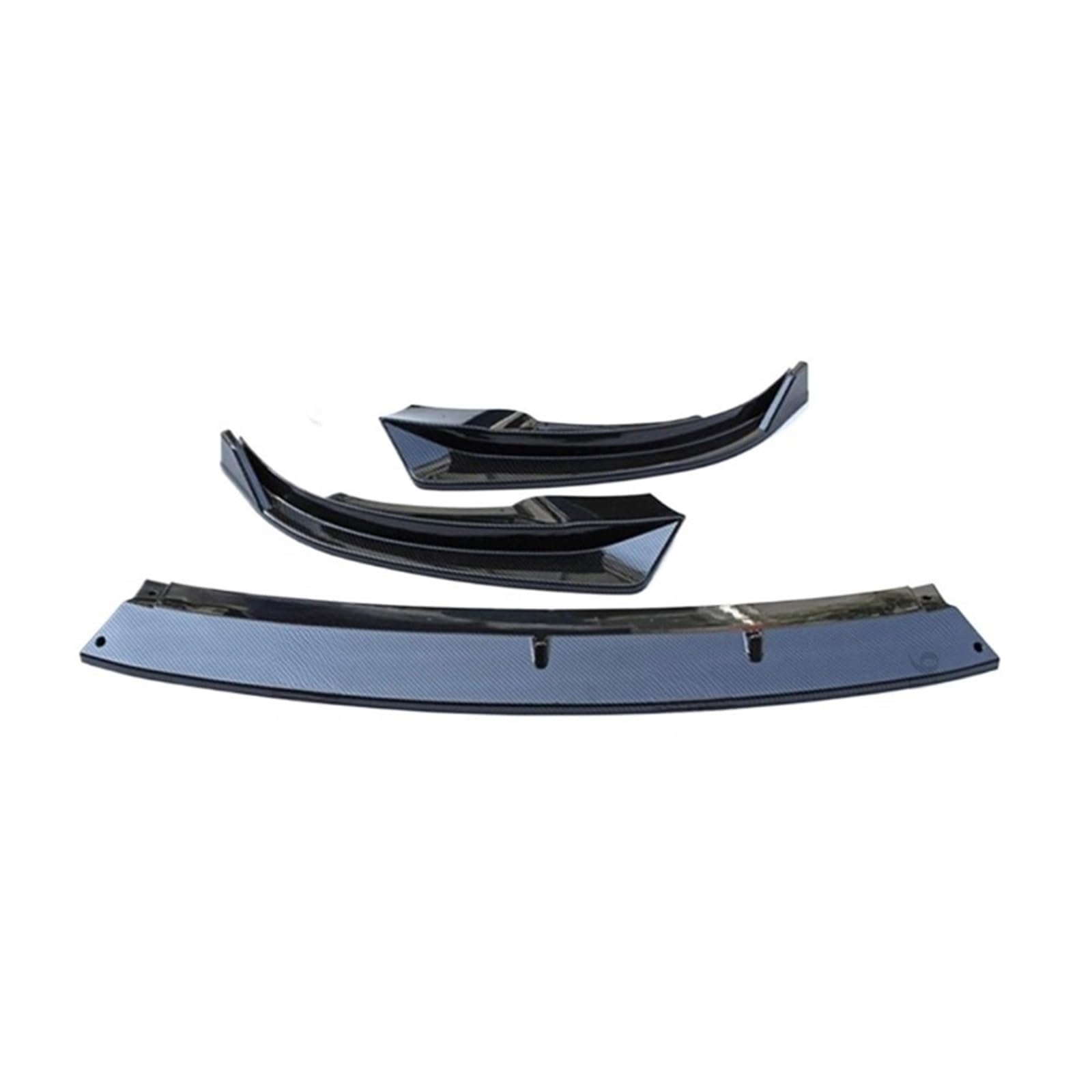 GLONHKDI Frontstoßstange Lippe Kinn Diffusor Body Kit Spoiler Deflektor Tuning Zubehör Kompatibel for Tesla Modell 3 Y 2017+ 2019 2020 2021 2022 2023(Model Y Carbon Black) von GLONHKDI