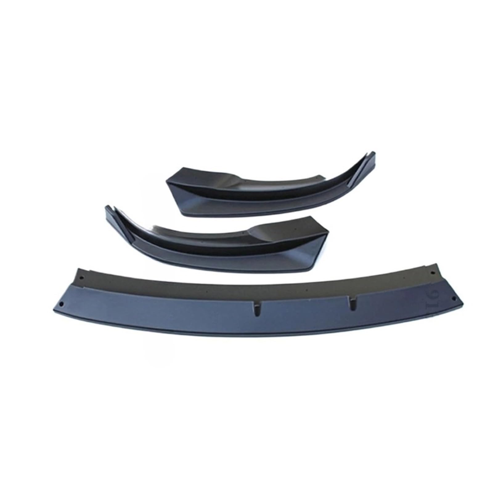 GLONHKDI Frontstoßstange Lippe Kinn Diffusor Body Kit Spoiler Deflektor Tuning Zubehör Kompatibel for Tesla Modell 3 Y 2017+ 2019 2020 2021 2022 2023(Model Y Matte Black) von GLONHKDI