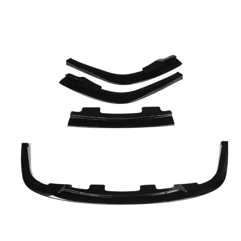 GLONHKDI Frontstoßstange Splitter Lip Kompatibel for Subaru Impreza WRX Sti S204 2006 2007 Spoiler Splitter Deflector Lippen BodyKit Frontschaufel Surround(Glossy Black) von GLONHKDI