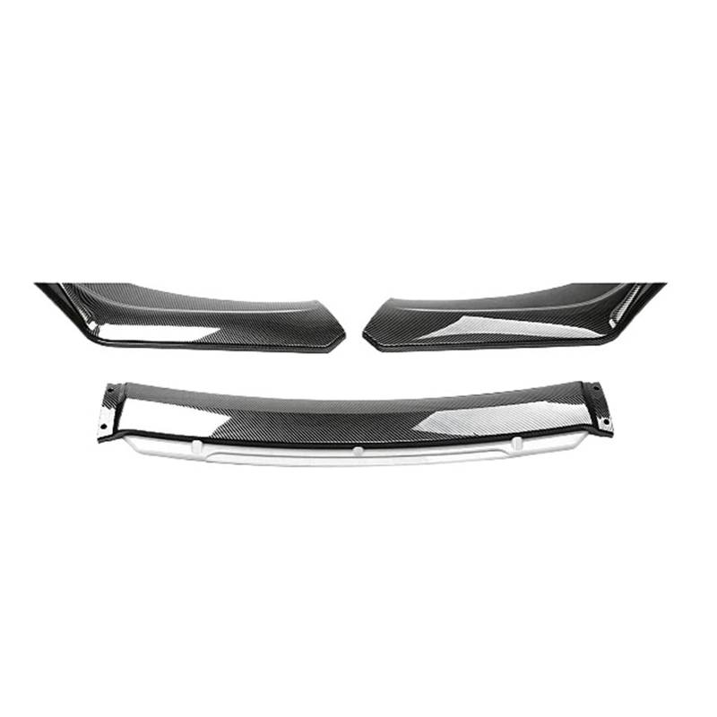 GLONHKDI Kompatibel for A3 A4 A6 Q3 S3 S4 S6 B6 B7 B8 B8.5 Limousine Frontstoßstange Lippe Kinnspoiler Splitter Diffusor Bodykit Universalzubehör(Carbon White) von GLONHKDI