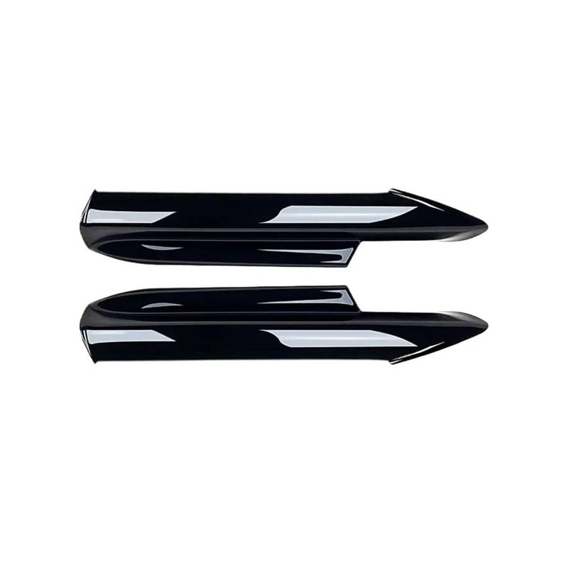 GLONHKDI Kompatibel for BMW 3er E90 E91 M-Tech 320i 330i 2005-2008 Auto Frontstoßstange Lip Body Kit Spoiler Splitter Stoßstange Canard Lip Splitter(Gloss Black A) von GLONHKDI