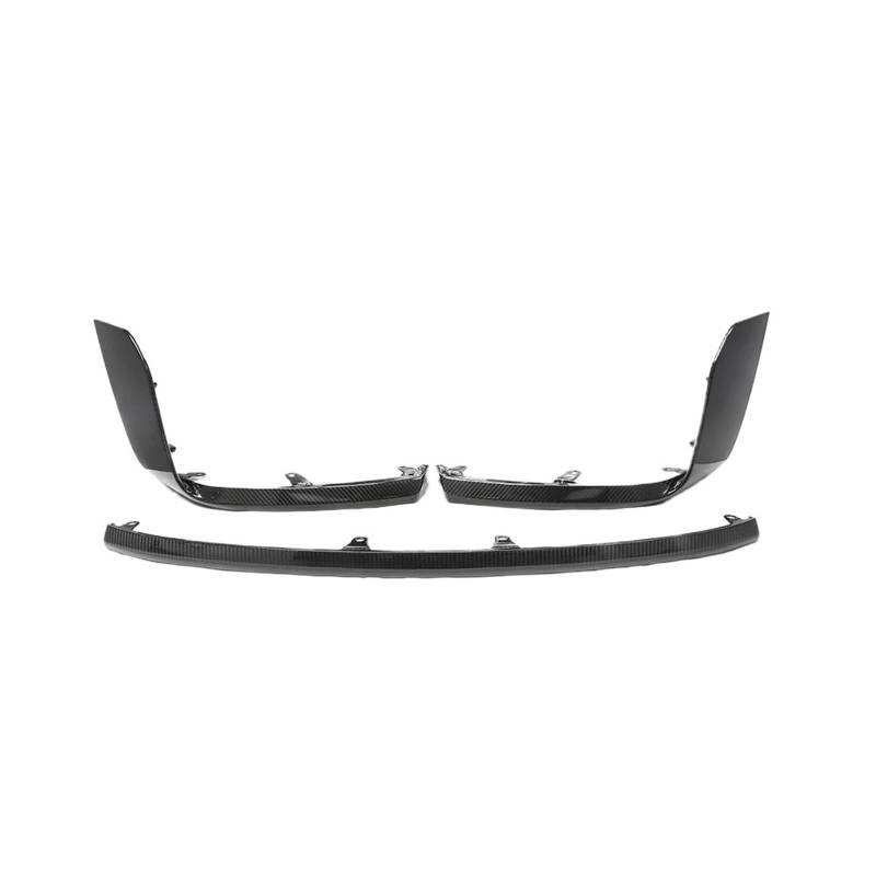 GLONHKDI Kompatibel for BMW M2 G87 2023 2024 Dry Carbon Fiber 3PCS Auto Front Stoßstange Lip Body Kit Spoiler Splitter Schutz Auto Kinn Außen Teile von GLONHKDI