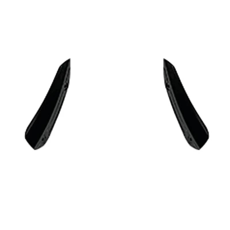 GLONHKDI Kompatibel for Benz W176 A200 A250 A45 AMG Fließheck Sport 2016-2018 Schwarz glänzend Frontspoilerlippe Splitter Canards Vents 9St(1) von GLONHKDI