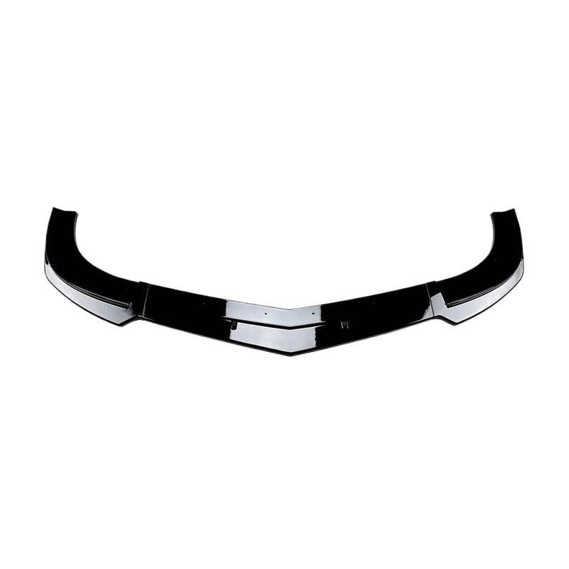 GLONHKDI Kompatibel for Mercedes Benz C-Klasse W204 S204 C63 AMG 2011-2014 Frontspoilerlippe Splitter Autodiffusor Spoiler Blade Body Kit Guard(Glossy Black) von GLONHKDI