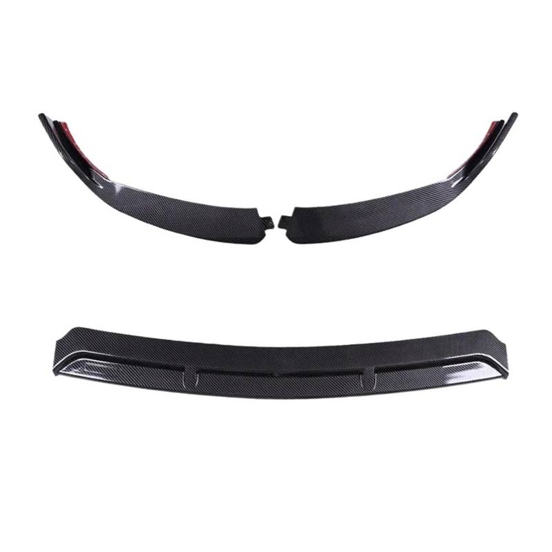 GLONHKDI Kompatibel for Mercedes Benz C-Klasse W205 C205 Coupé Frontstoßstange Lip Body Kit Spoiler Splitter Diffusor C200 C250 C260 C300 C400 C450(Carbon Fiber(19-21)) von GLONHKDI