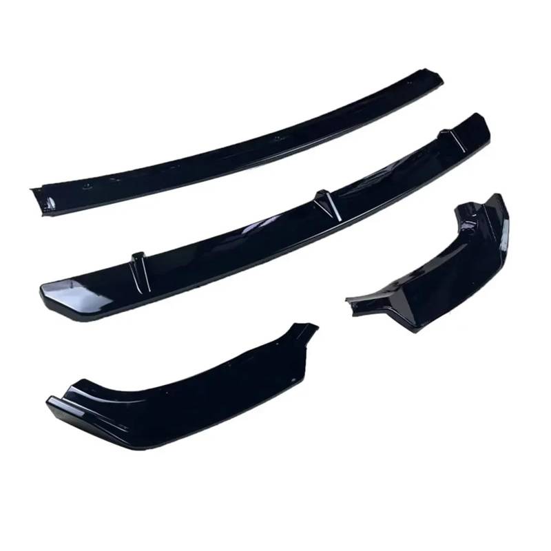 GLONHKDI Kompatibel for Q5 2019-2021 Auto Frontstoßstange Lip Splitter Diffusor Front Lower Body Kit ABS Glanz Schwarz Carbon Look Zubehör(Gloss Black) von GLONHKDI