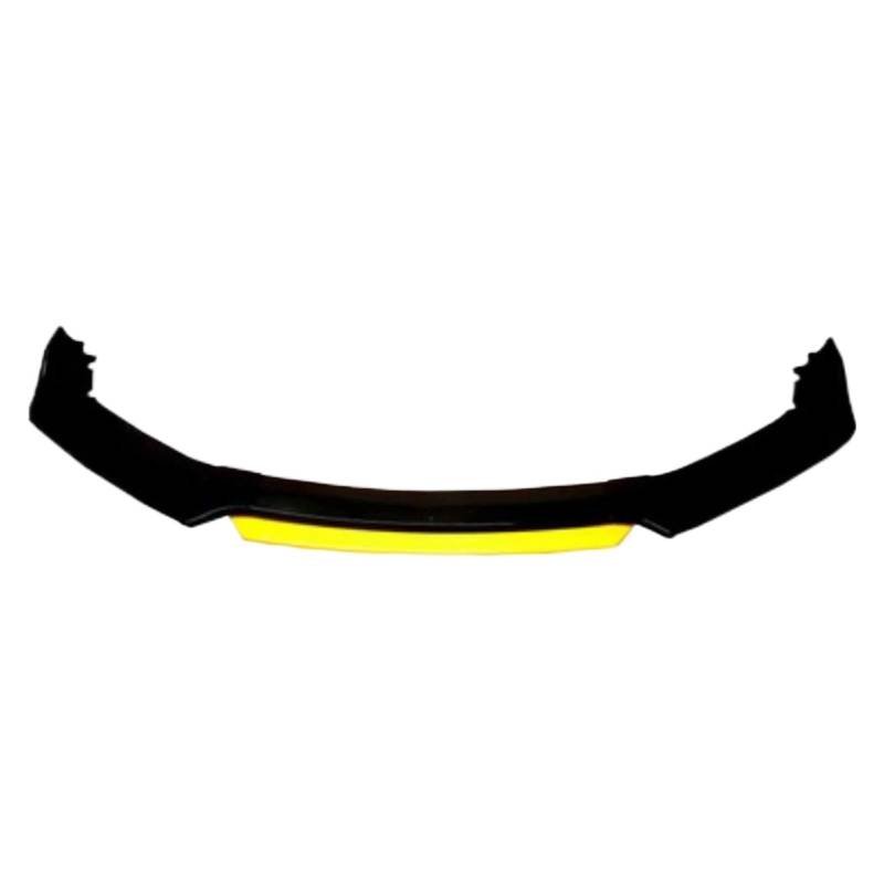 GLONHKDI Kompatibel for Renault Clio 4 Autozubehör 5 Farboptionen Body Kit Splitter Modifizierte Außenteile Tuning 4-teilige Frontstoßstangenlippe(Yellow) von GLONHKDI