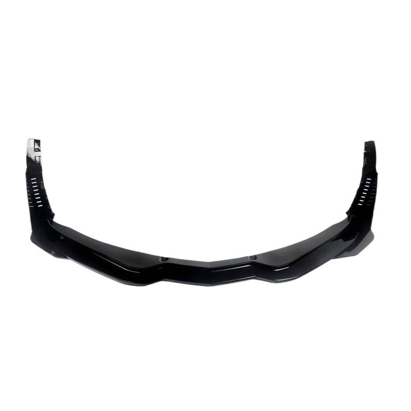 GLONHKDI Kompatibel mit Corvette C7 Z06 2014–2019 Stingray Z51 Stage 3 Style Auto-Frontstoßstange Lippe & Seitenflügel Spoiler Splitter glänzend schwarz(Glossy Black) von GLONHKDI
