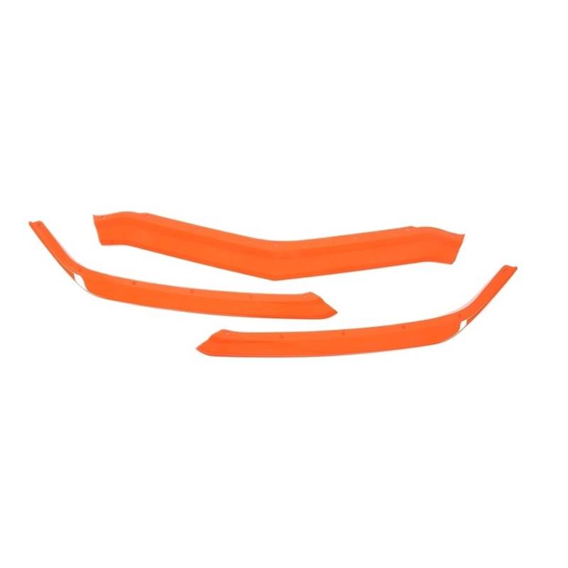 GLONHKDI Kompatibel mit Corvette C8 Z51 2020-2023 Auto Front Stoßstange Lip Splitter Stoßstange Diffusor Schutz Protector Front Stoßstange Lip Splitter(Orange) von GLONHKDI