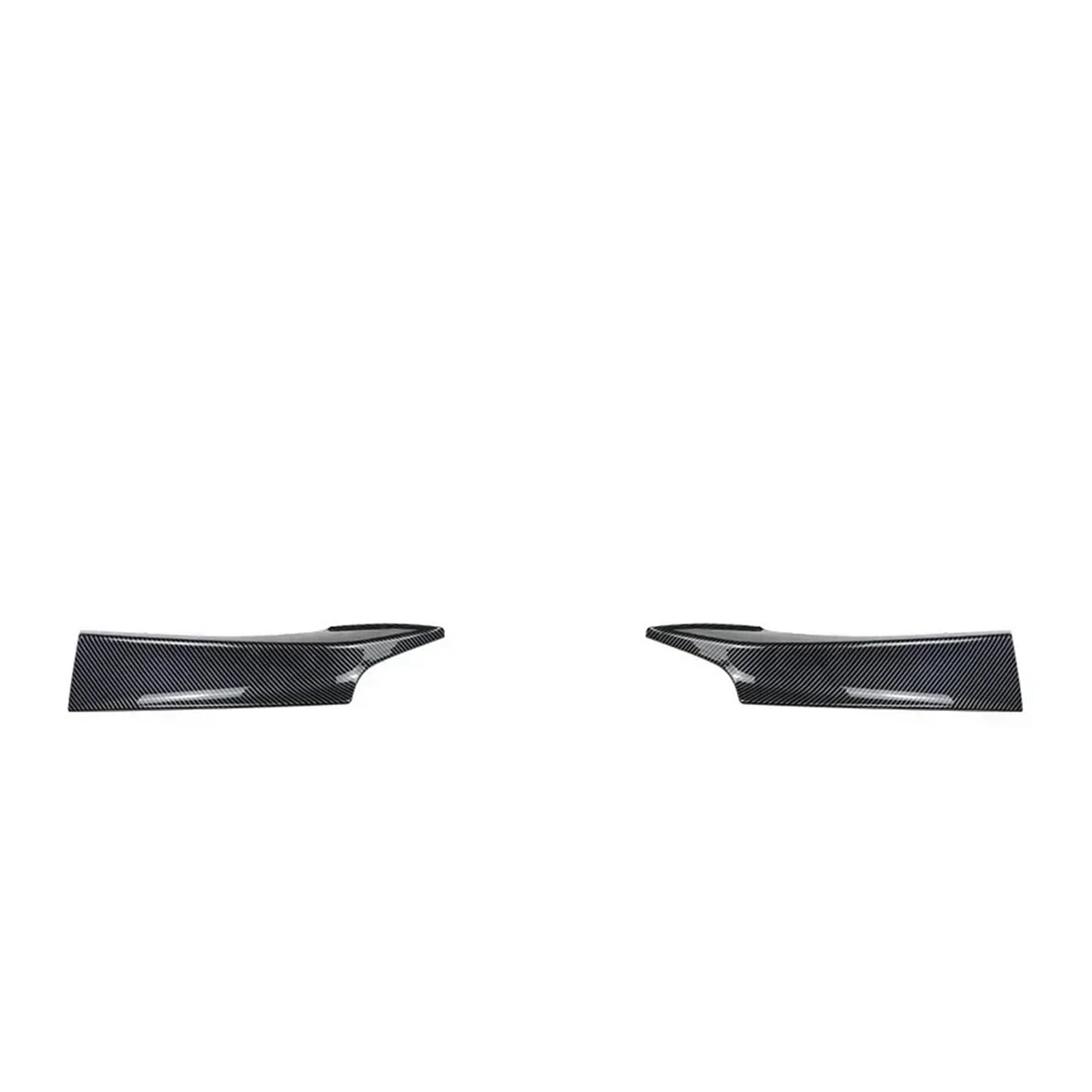 GLONHKDI M Sport Style Canard Cover Trim Splitter Frontstoßstange Lip Diffusor Spoiler Body Kits Kompatibel for BMW 1er F20 F21 2012-2014(Carbon Look Splitter) von GLONHKDI